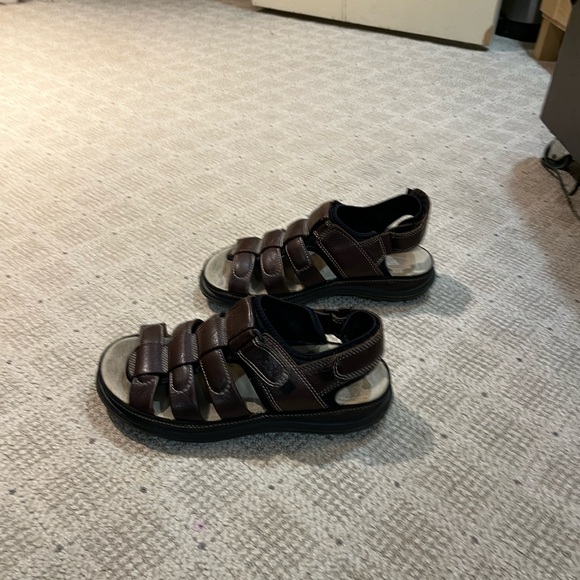 SOLD!!!Ecco Leather Open Toe Fisherman Sandals. - Picture 4 of 9